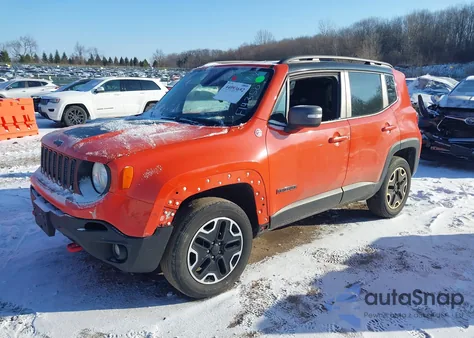 2017 Jeep Renegade Trailhawk 4X4 из США, поврежденный, VIN ZACCJBCB0HPF19350